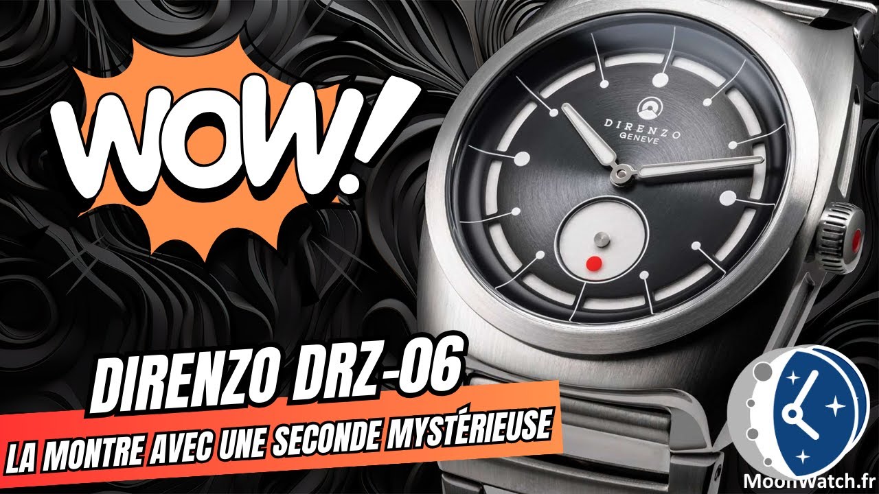DIRENZO DRZ-06 WANDERING STAR 🕓 Nouvelle montre PEPITE DE DIRENZO avec sa SECONDE MYSTÉRIEUSE 😎😈🔥