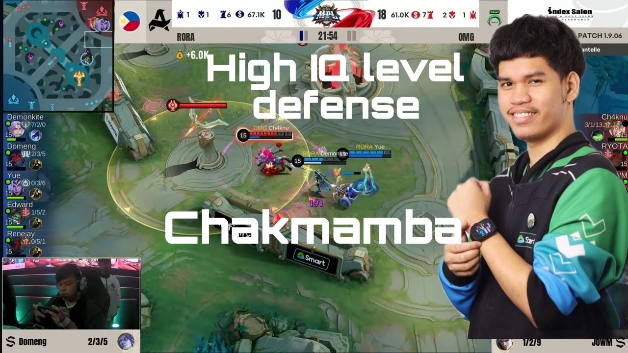 1000 IQ Defensive play of CHAKNU against Aurora #mlbb #mlbbhighlights #mobilelegendsbangbang