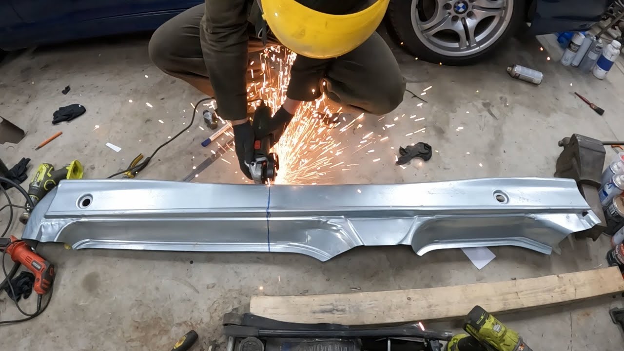 Welding the sills on my 200k miles e36