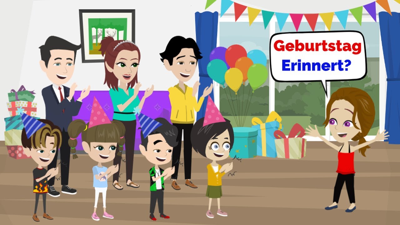 Heute ist Millers Geburtstag - Teil 2 | Deutsch learn | Simple German Conversations for Beginners |