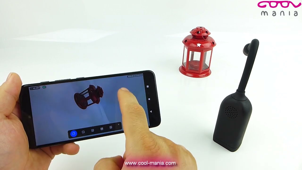 Panoramic Pinhole Camera 360&deg; Rotatable Gooseneck with WiFi 1080P + Siren (www.cool-mania.com)