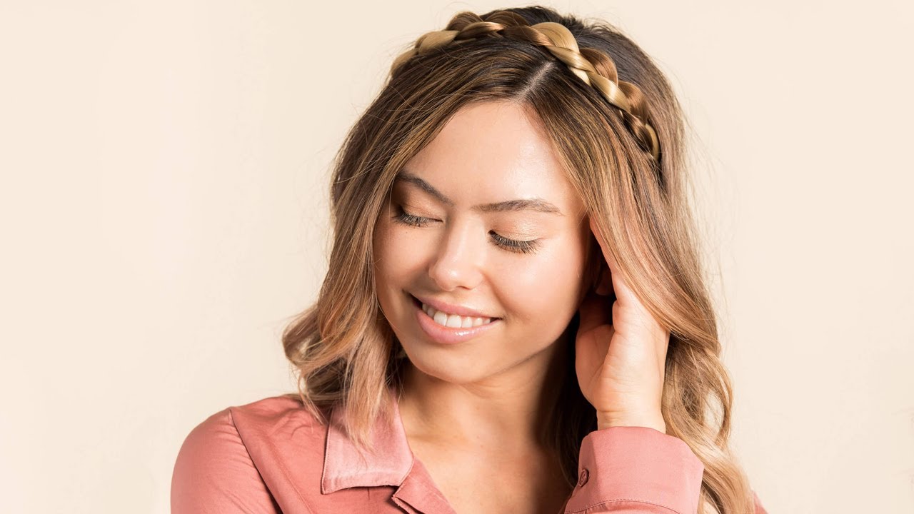 Madison Braids Olivia Braided Headband Hair Braid Extension, How to put on