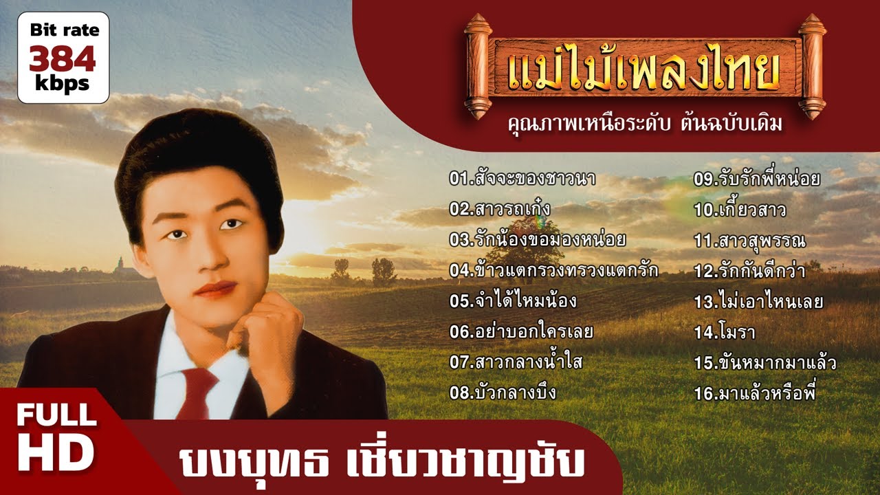 ยงยุทธ เชี่้ยวชาญชัย 16 เพลง (เลือกเพลงได้) #ฟังเพลงเก่าเพราะๆ #แม่ไม้เพลงไทย