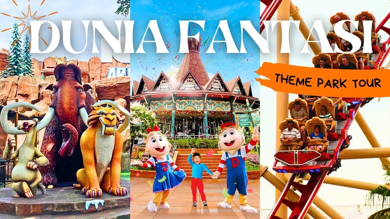 INSIDE Dunia Fantasi Theme Park - Jakarta&rsquo;s Top Tourist Attraction | DUFAN Jakarta - MUST VISIT !