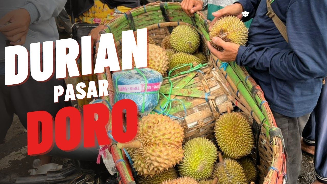 Jelang Ramadhan Stok Durian Pasar Doro|| 17 Februari 2026
