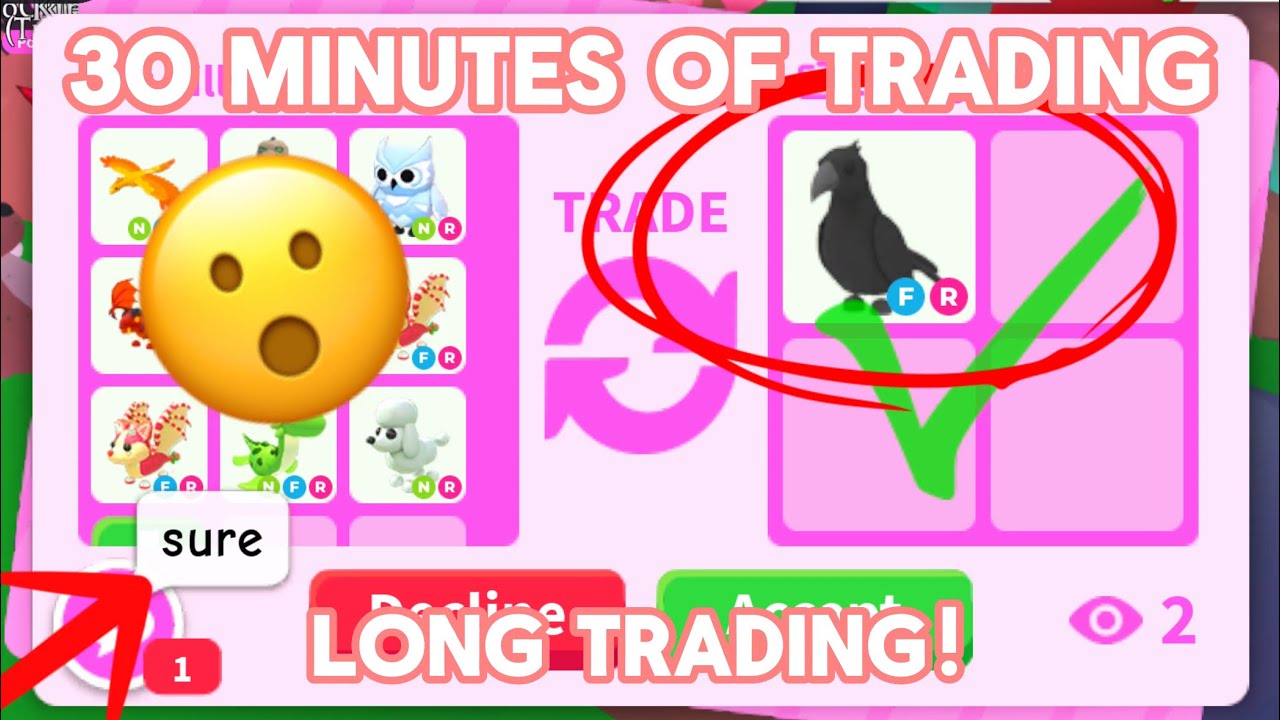 ✨30 Minutes Of ADOPT ME TRADING!✨ Long Adopt me Trading! Transforming my INVENTORY! Roblox