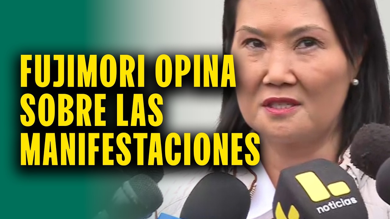 Keiko Fujimori declar&oacute; que esperar&aacute; los resultados finales de ONPE