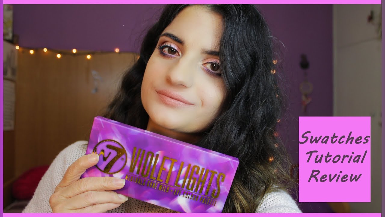 *NEW* W7 Violet Lights Palette | Swatches, Tutorial, Review | Eirini S