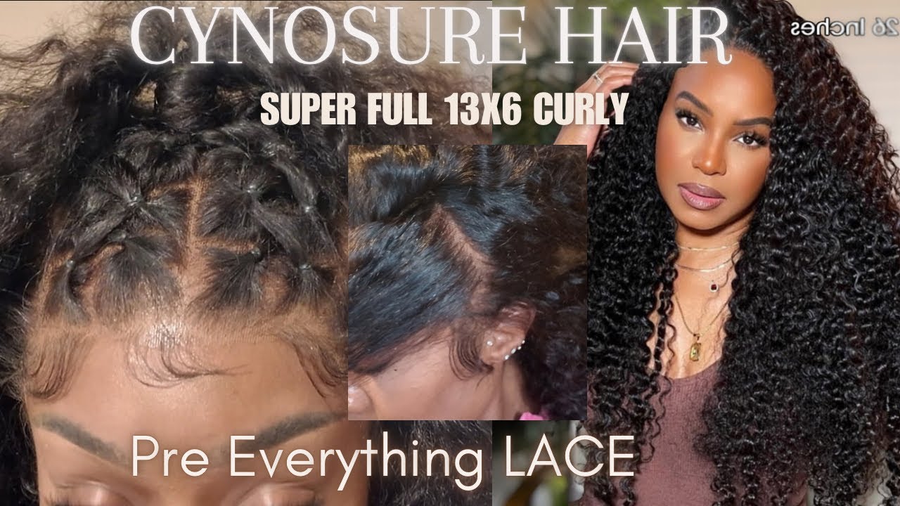 Установка парика Curly Glueless 13x6 Pre Everything | Cynosure Hair #whatlace #wiginstall