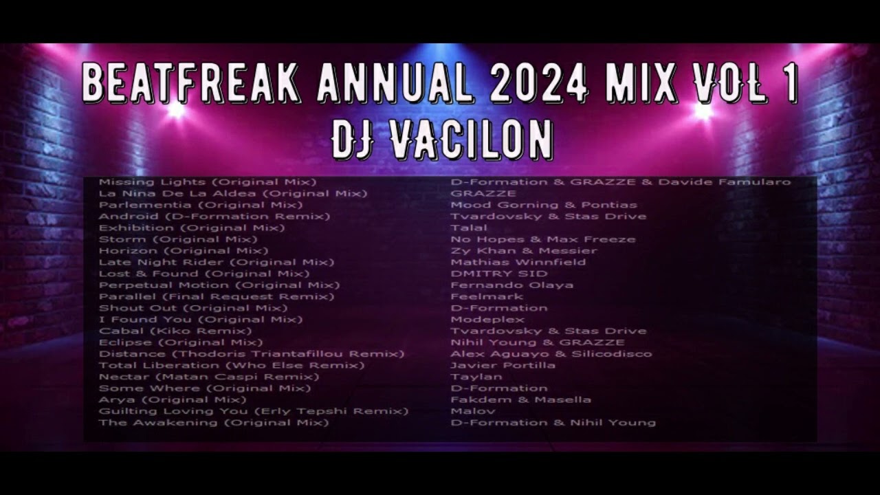 2024 Beatfreak Annual Mix Vol 1 DJ VACILON