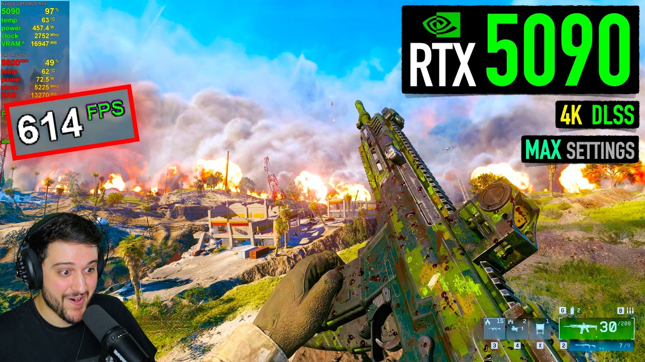 RTX 5090 &mdash; Battlefield REDSEC (Королевская битва)