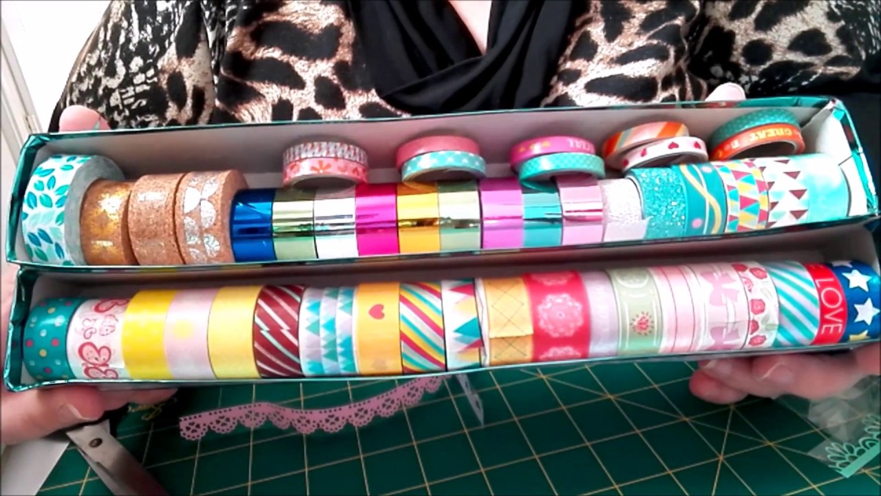 Astuce rangement washi tape