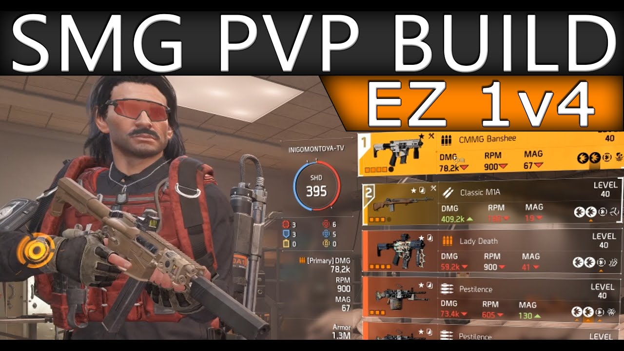 Division 2 - The BEST SMG Build - PVP/PVE - EASY 1v4 GODLIKE - WONY Expansion