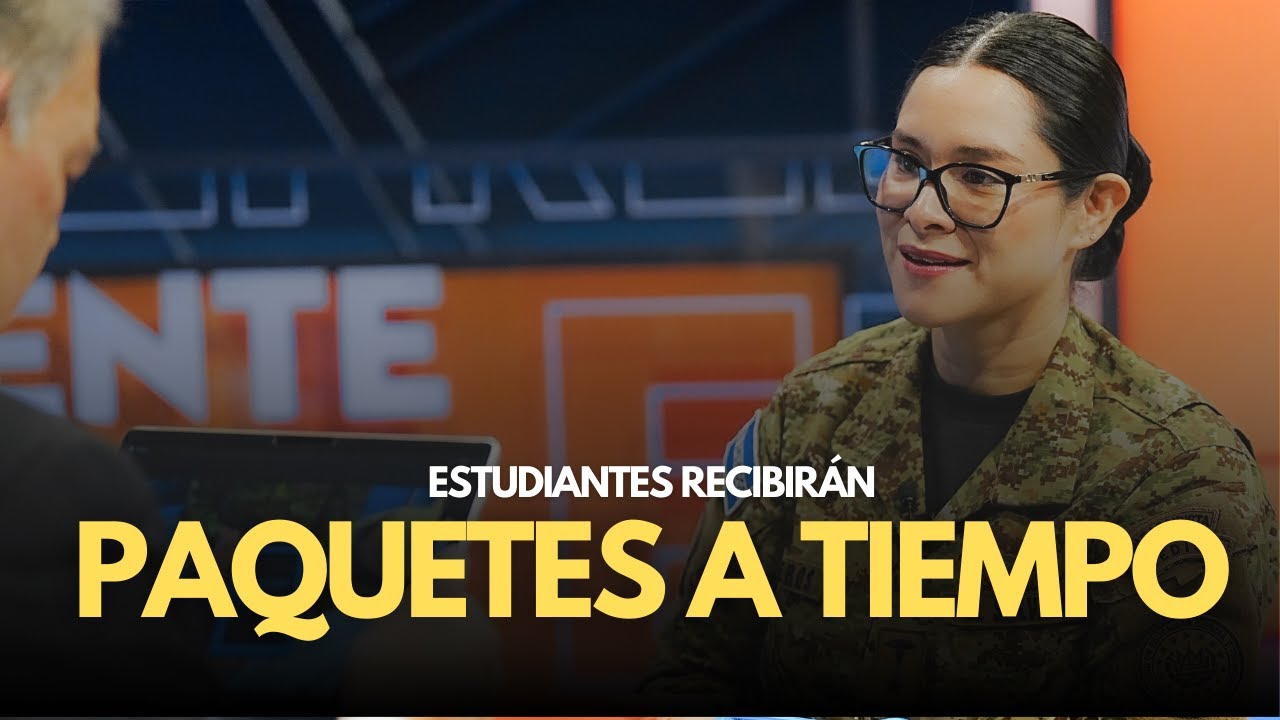 Paquetes escolares estarán a tiempo, afirma ministra de Educación