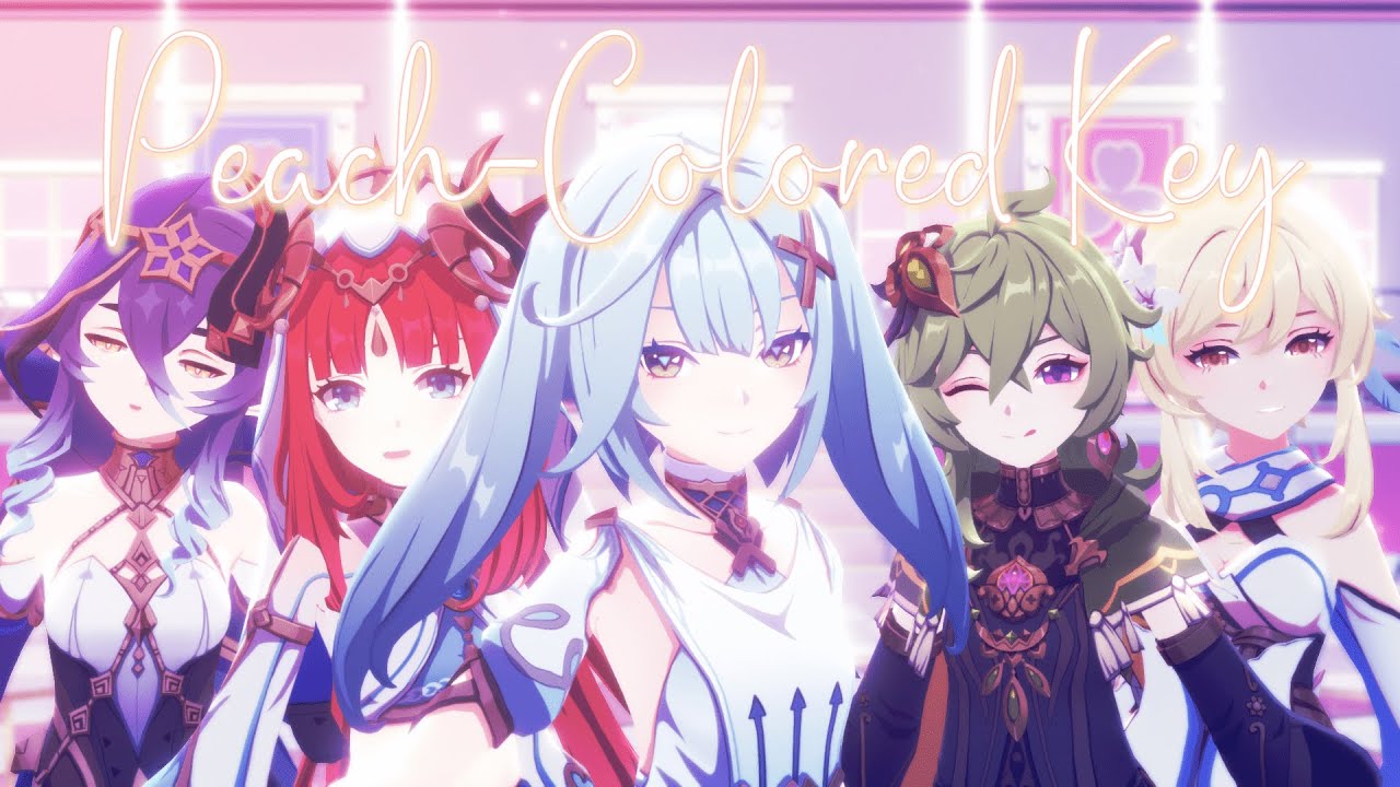 【MMD Genshin | ProSeka】Peach-Colored Key🗝️/ももいろの鍵「Sumeru Girls🍀」
