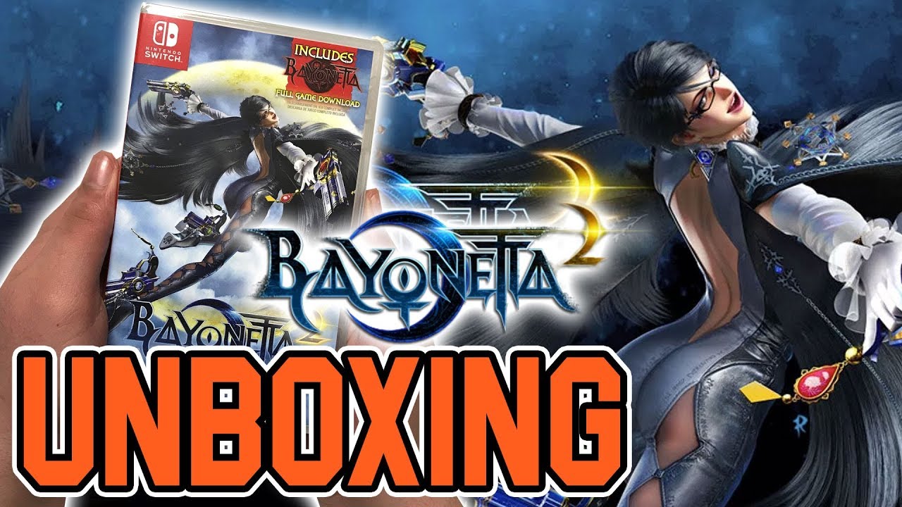 Bayonetta 2(Physical Copy) + Bayonetta 1 (Digital Download) (Nintendo Switch) Unboxing !!