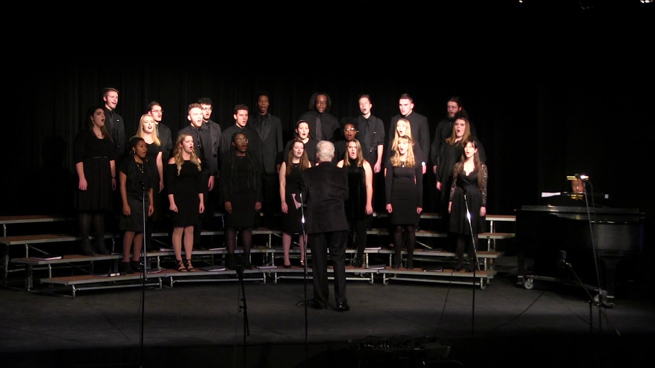SUNY Broome Chamber Singers - Give Me Music - Jayme Thompson, arr Cliff Duren