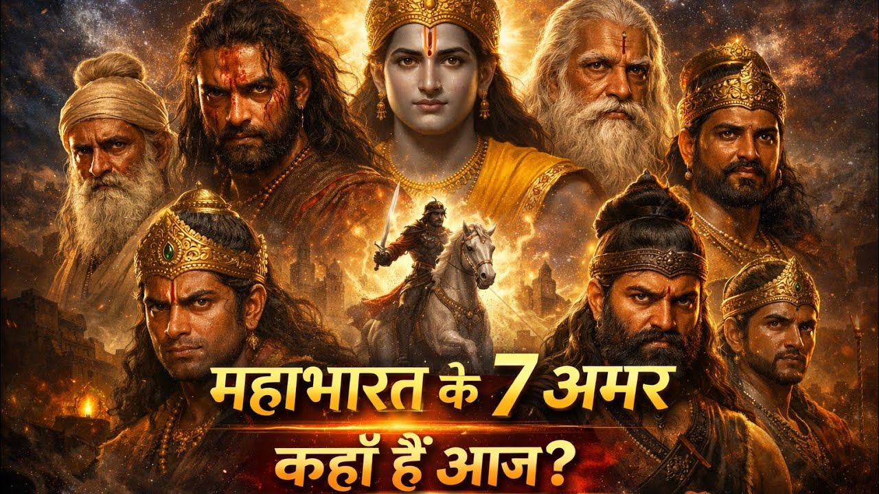 महाभारत के 7 अमर आज भी जीवित हैं? | कलियुग में देखे गए प्रमाण | Kalki Connection Revealed