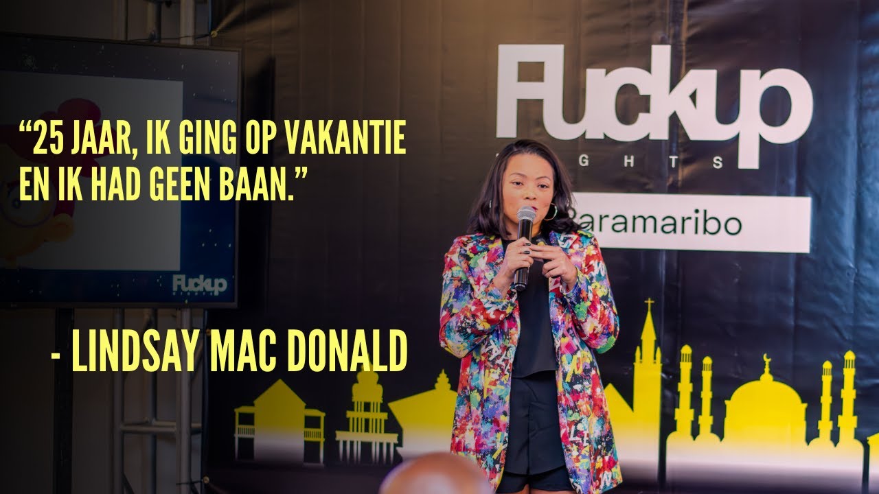 Fuckup Nights Paramaribo | Lindsay Mac Donald | March 2025