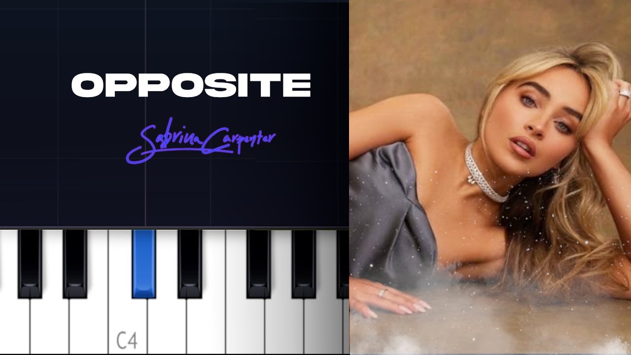 Sabrina Carpenter - opposite | Piano Tutorial
