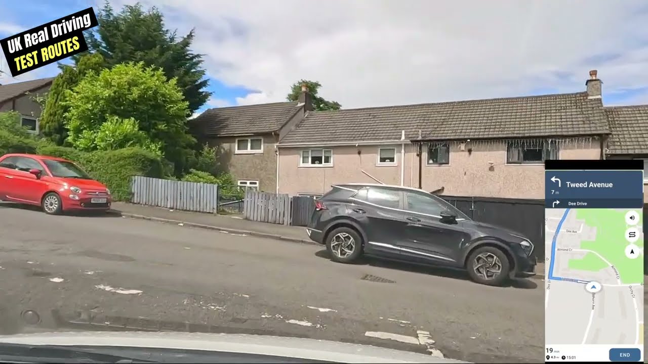 Paisley Driving Test Route 16 - Still Relevant! - Old Route with Current Insights