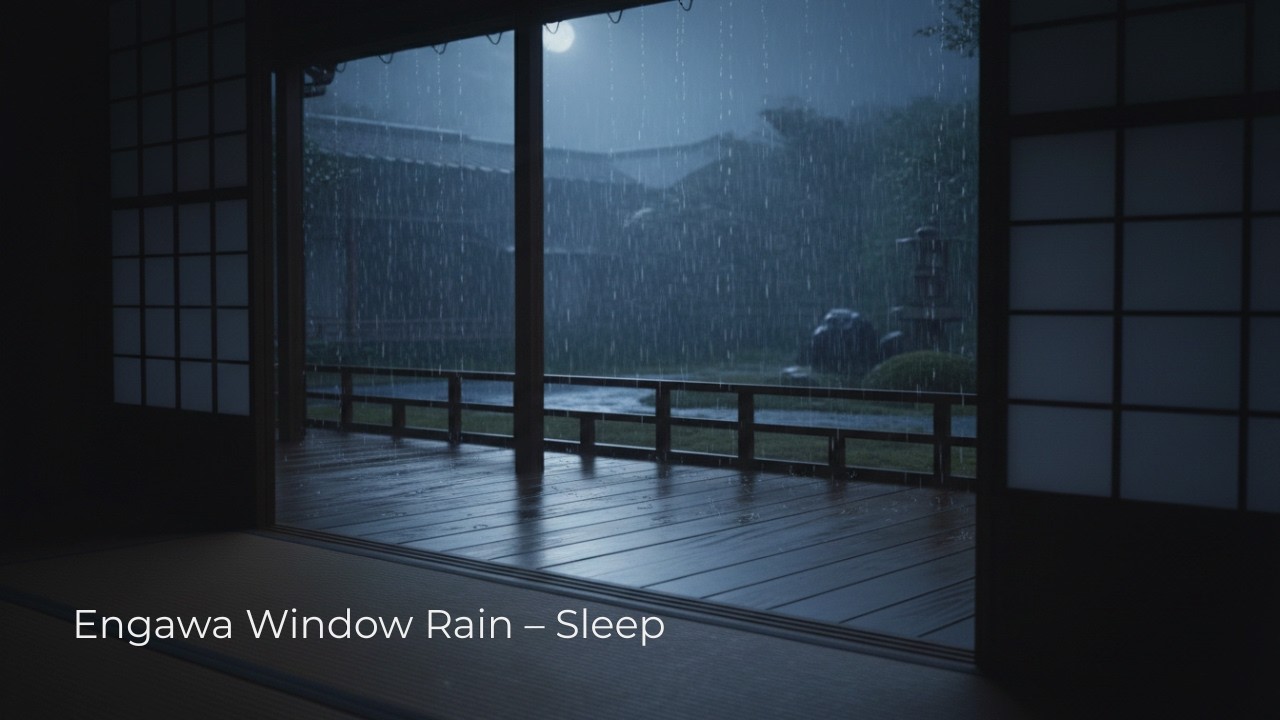 Engawa Window Rain – Sleep