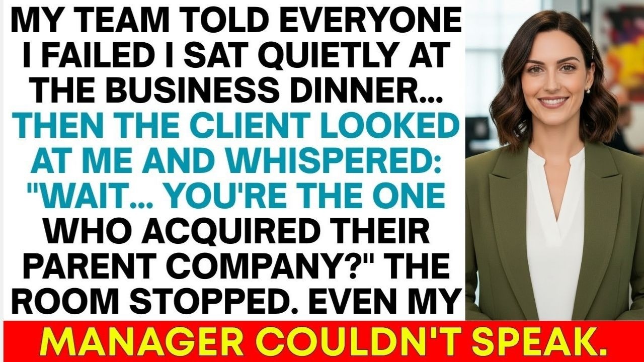 My Team Said I Failed, Then The Client Whispered: 