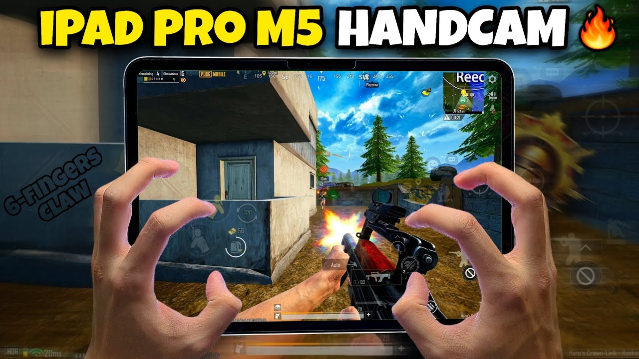 Ultra HDR + 90FPS 😍 Тест PUBG на iPad Pro M5 | Полный гироскоп + раскладка в 6 пальцев 🔥 PUBGMOBILE!