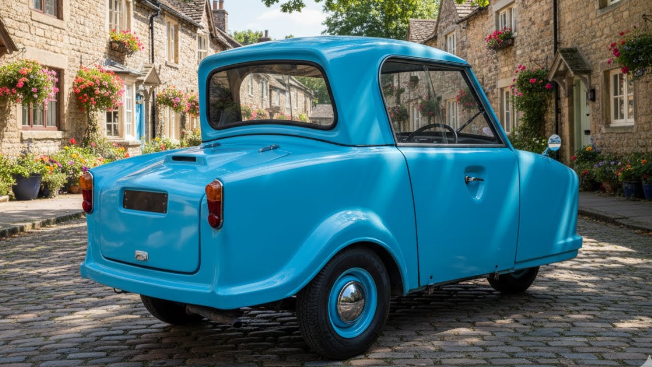 Бесплатная машина, которую раздала Британия – AC Invacar Model 70 1971 года