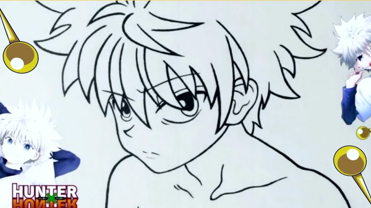 COMMENT DESSINER KILLUA / KIRUA - HUNTER X HUNTER (TUTO)