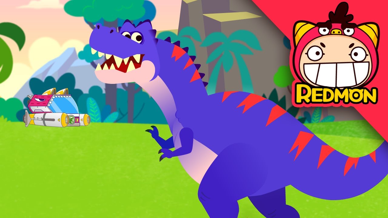 Tarbosaurus | Dino Rescue Team | 4K cartoon | REDMON