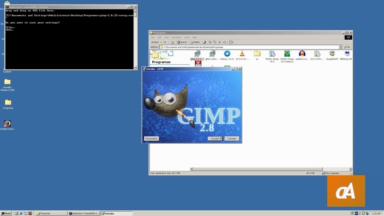 Probando KernelEx en Windows 2000