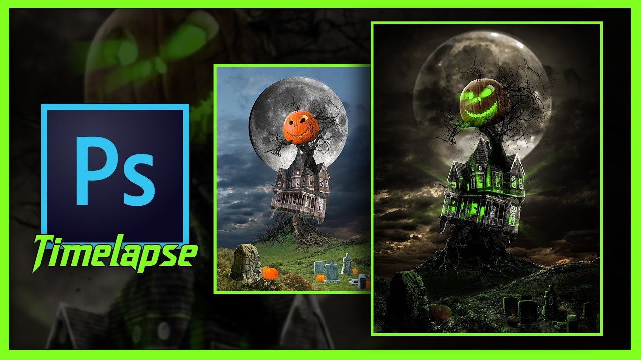 Happy Halloween! My submissions for Benny's Edit War | Photoshop time-lapse