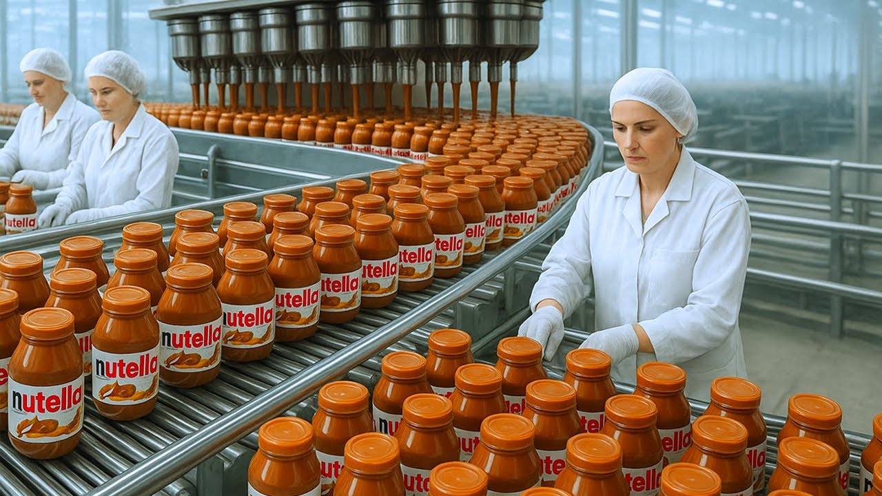 TAK POWSTAJĄ MILIONY NUTELLI 🍫 | JAK się PRODUKUJE każdego DNIA