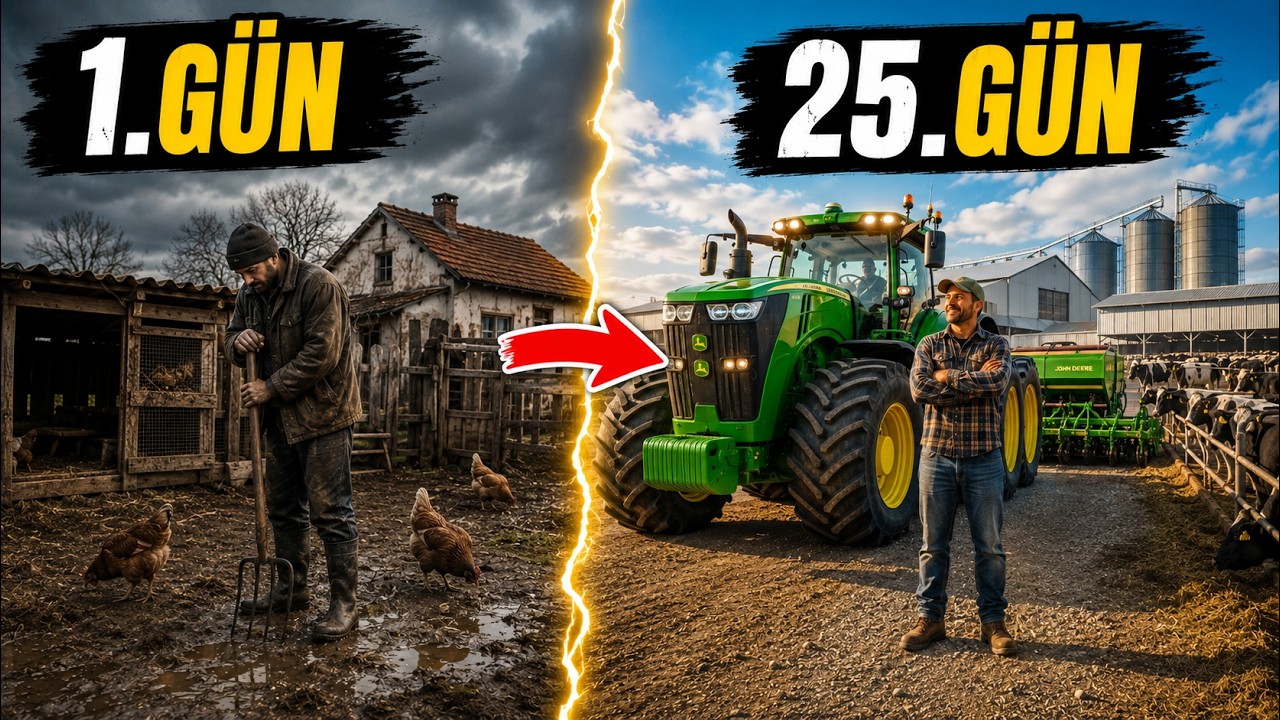 FS25'TE SIFIRDAN MİLYONER OLMAK!! PART-1
