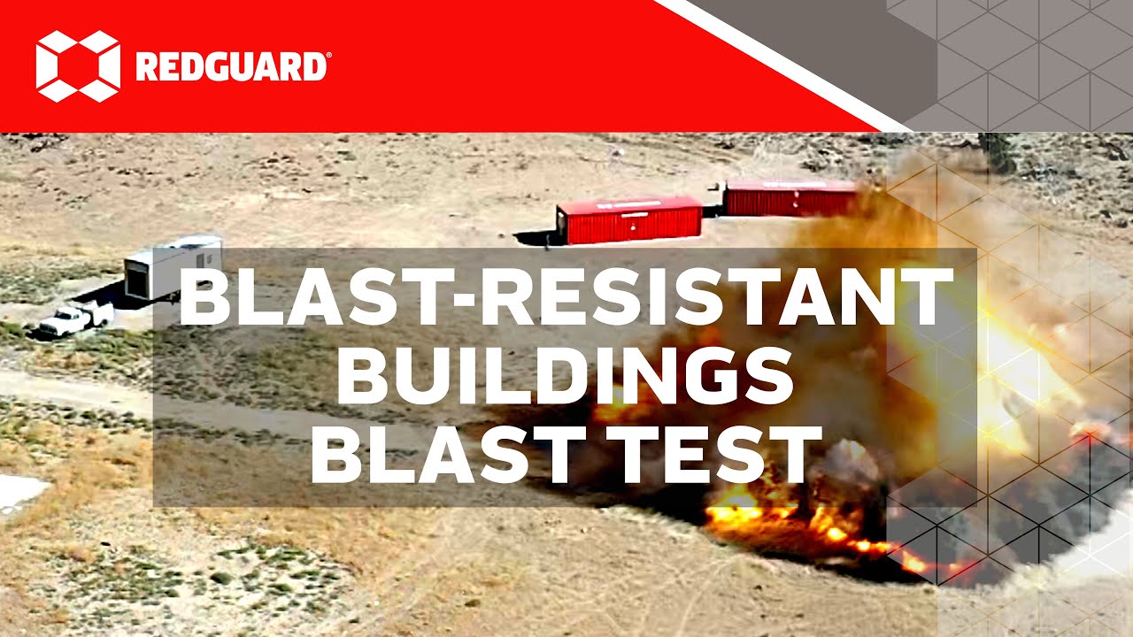Blast Test Results of Blast Resistant Modular Buildings from RedGuard