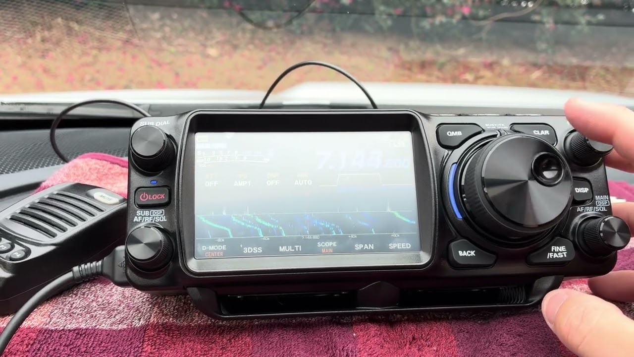 FTX-1 Field 5wにて運用しました。アンテナは第一電波工業モービルホイップを使用しました。チャンネル登録もよろしくお願いします。#ftx-1#八重洲無線 #第一電波工業＃アマチュア無線