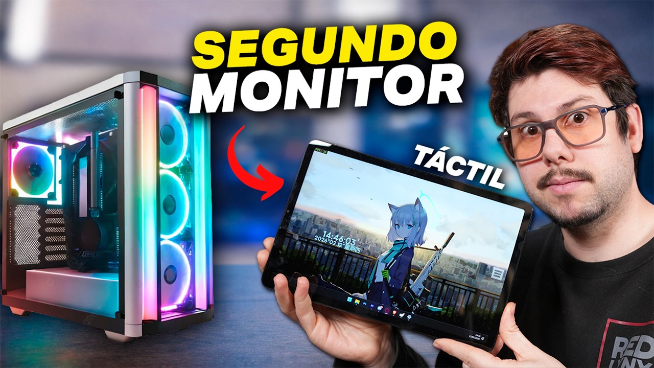 Usa tu TABLET como segundo monitor de PC 🔥 (IOS y Android) 2026