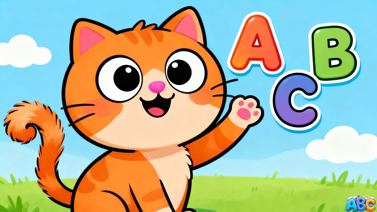 ABC Song Nursery Rhymes - Phonics Learning Video | A for Apple, B for Ball 🍎⚽ | Toddler Songs