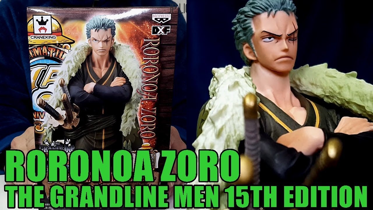 ZORO Figure The Grandline Men 15th One Piece BANPRESTO Unboxing