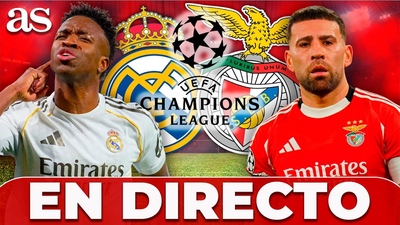 🔴 EN VIVO, REAL MADIRD vs. BENFICA | Previa, seguimiento y análisis post partido | CHAMPIONS