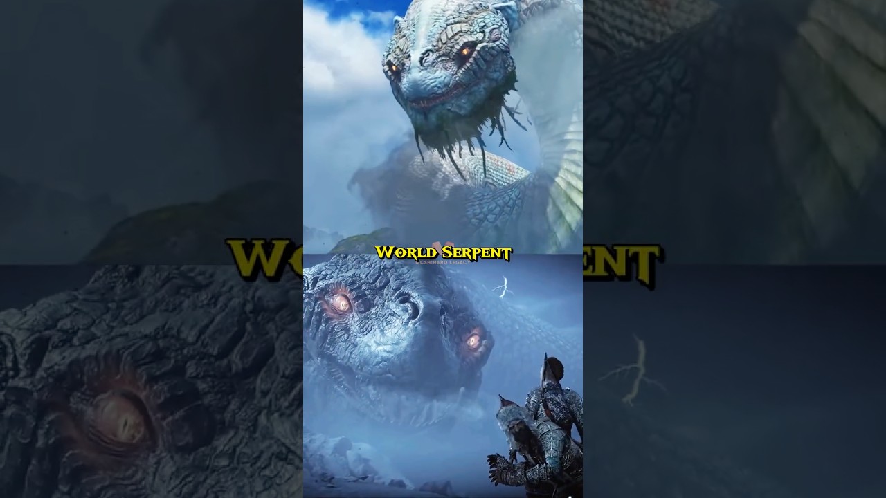 Происхождение Мирового Змея в God of War #godofwar #shorts