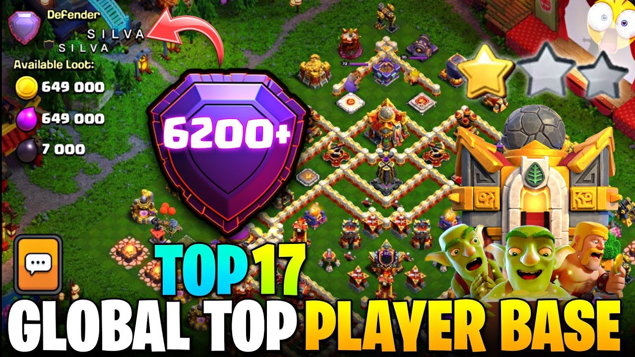 TOP 17 GLOBAL RANK TOP PLAYER BASE LINK WITH PROOF| ANTI ROOT RIDER BASE LINK| TH16 WAR BASE 2024