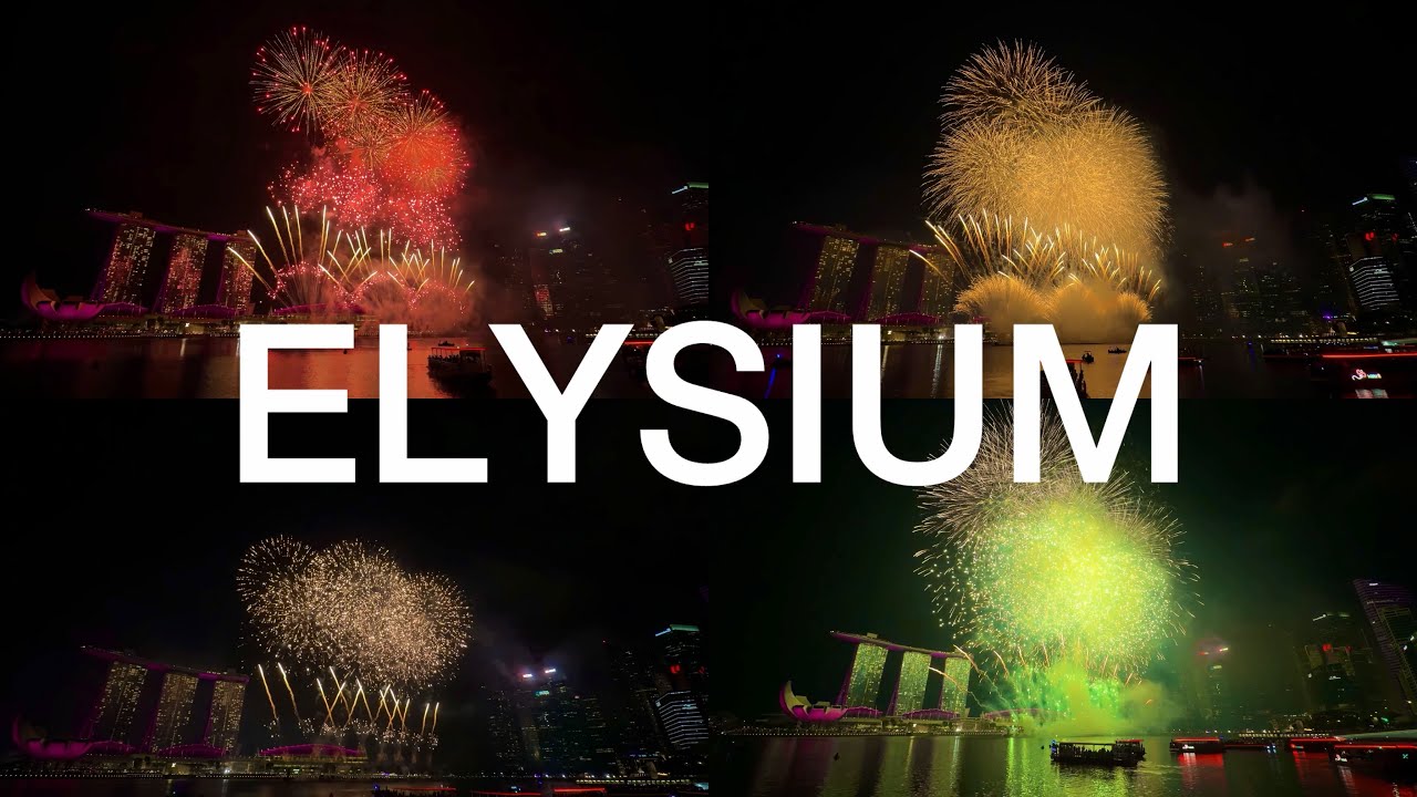 ELYSIUM Fireworks Musical | Marina Bay Singapore Countdown 2026 | New Year’s Fireworks Display