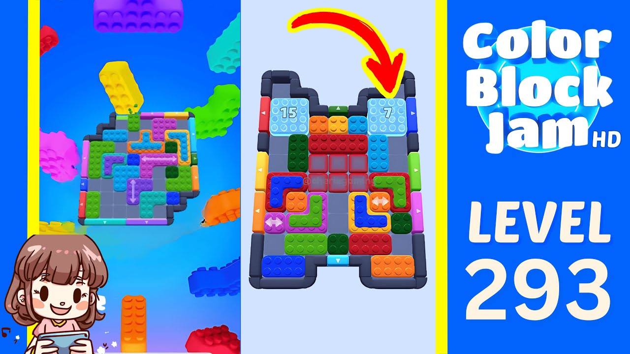Color Block Jam Level 293 Solution Walkthrough