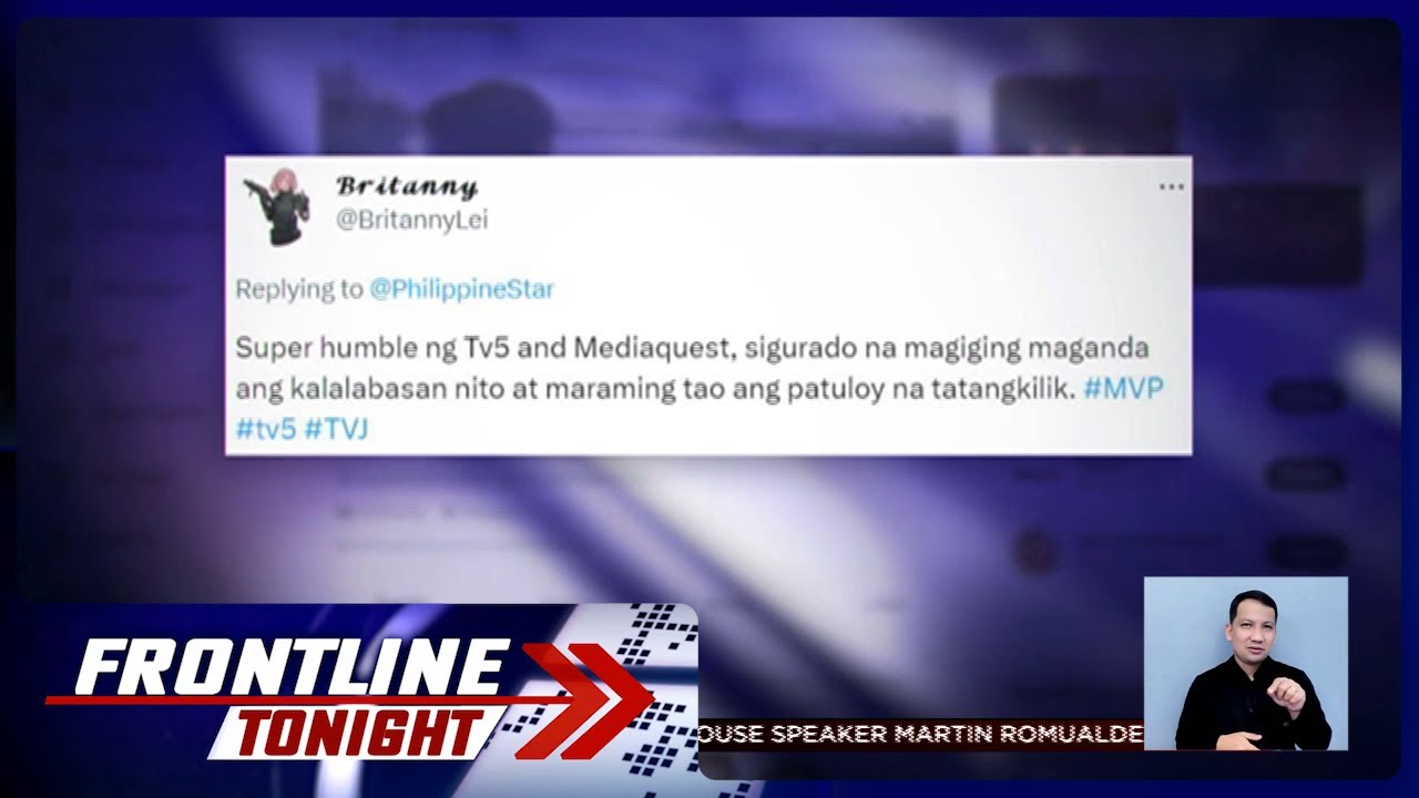 Solid Dabarkads, nagpakita ng suporta sa TVJ sa TV5 | Frontline Tonight