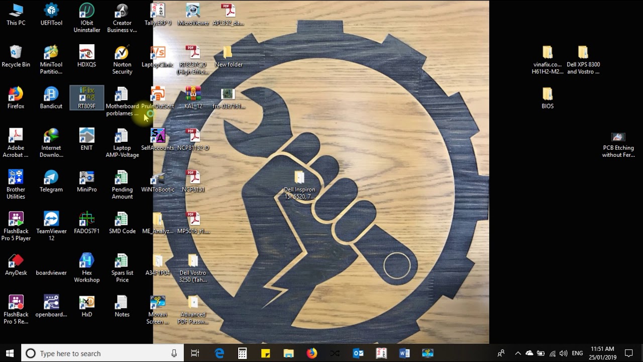 Dell Insprion 5520 LA LA 8241P DIS Bios problem