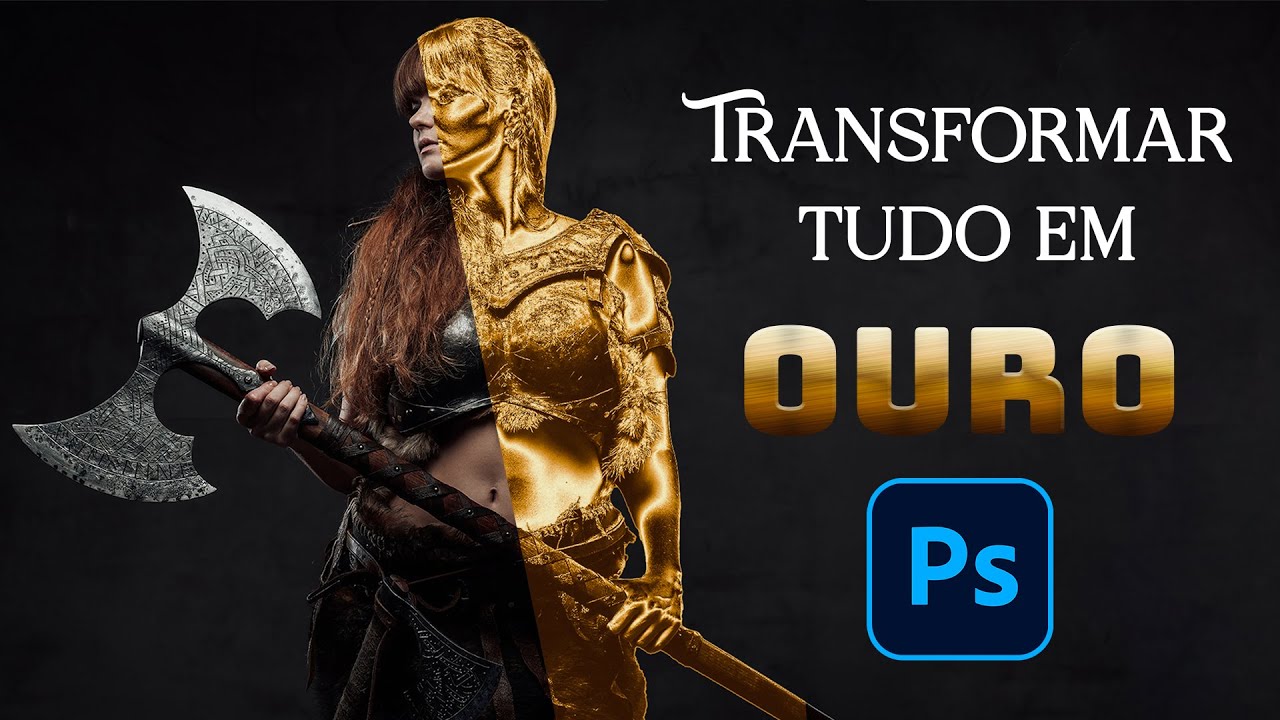 Transformar tudo em Ouro no Photoshop!