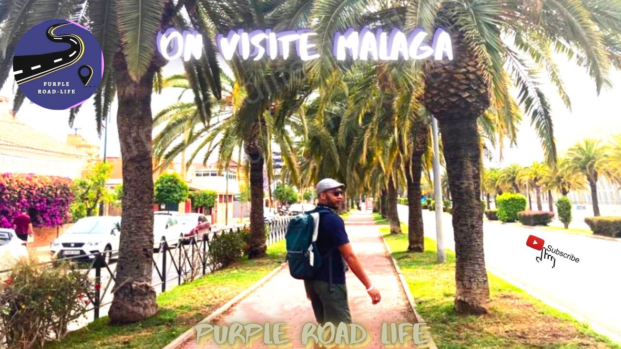 Purple road life visite de Malaga 🇪🇸 en fourgon am&eacute;nag&eacute; 🏖️