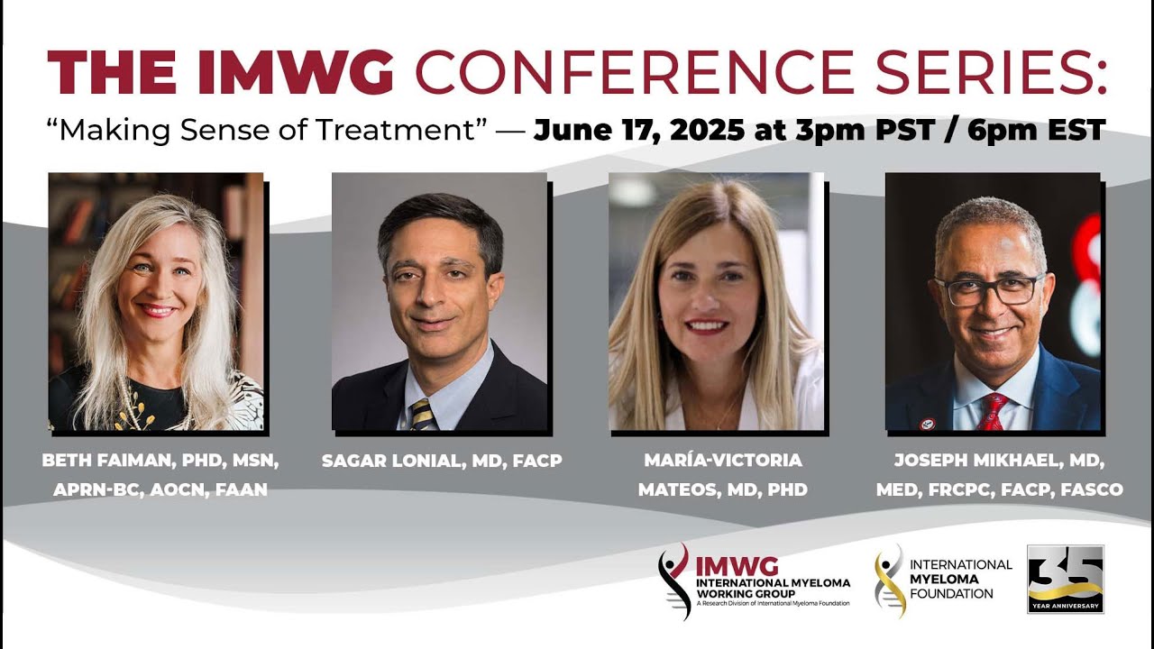 IMWG Conference Series 2025: Making Sense of Treatment